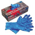 Mcr Safety Disposable Gloves, 6 mil Palm, Powder-Free, XL, 100 PK, Blue 6012XL